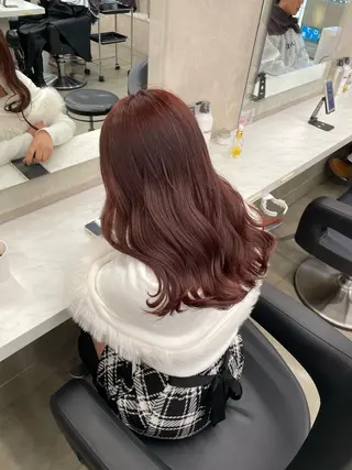ロング カラー ヘアアレンジ 💗横浜美容室 💗HARUNAのヘアスタイル