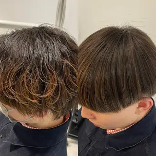 パーマ メンズ えーき/渋谷No.1 /メンズヘア/当日割のヘアスタイル