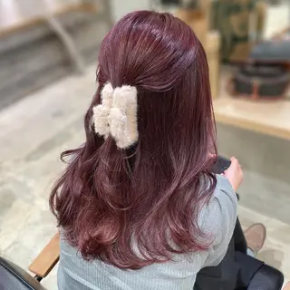 セミロング カラー IVY所属・ヘアアレンジ🎀 yuuka 🤍のヘアスタイル
