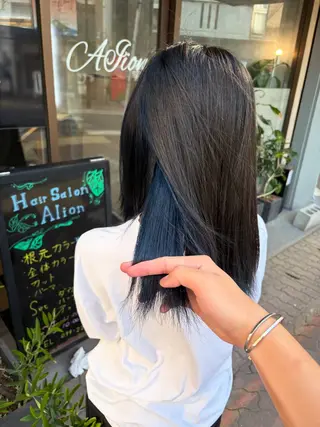 セミロング Hare salon Alion　Jinのヘアスタイル