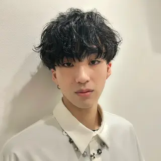 ショート パーマ メンズ リベイル けんたのヘアスタイル