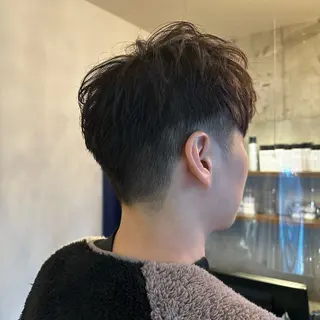 ショート メンズ 阿部 麻衣子のヘアスタイル