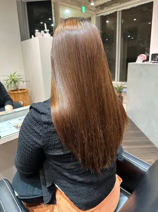 ロング カ ノのヘアスタイル