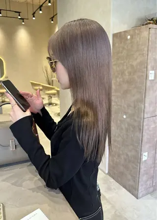 ロング DEAN 豊橋店所属・盛れるカットカラー DEAN豊橋店のヘアスタイル