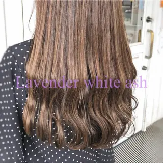 ロング カラー MOLLA 浅香山店所属・谷口ゆめ/縮毛矯正/ 大人女子/眉ワックスのヘアスタイル