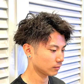 ショート Aguhairponte所属・メンズ 特化・川田のヘアスタイル