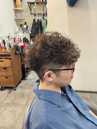 ショート パーマ メンズ Leggu所属・木田 智大のヘアスタイル