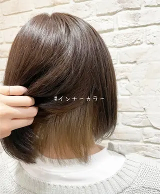 ショート カラー ヘアアレンジ hana✿ /透明感カラーのヘアスタイル