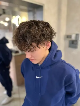 ショート カラー パーマ メンズ hayato / 梅田のヘアスタイル