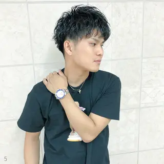 ショート カラー パーマ ヘアアレンジ メンズ キッズ ネイル マツエク・マツパ 髪質改善🇰🇷 レイヤーカット/梅田のヘアスタイル