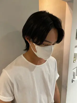 ショート Null 表参道所属・岩下昂世/ ハイトーン/デザインのヘアスタイル