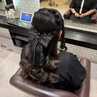 ロング ヘアアレンジ 🎀ヘアアレンジ 🎀ななみのヘアスタイル