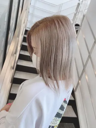 ミディアム カラー 【Diar】オーナー アキヨシケンタのヘアスタイル