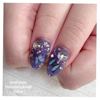 ミディアム ネイル 👑enen style👑のネイルデザイン