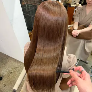 カラー ウルフ/レイヤー/ ブリーチカラーのヘアスタイル