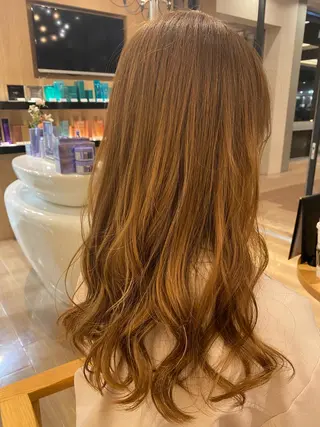 ロング カラー N°+aero 😊れいか😊のヘアスタイル