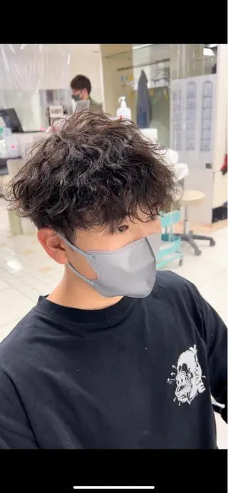 パーマ メンズ 髪質改善美容室bokuno町田店所属・メンズ＆髪質改善縮毛 矯正【平山🔥拓哉】のヘアスタイル