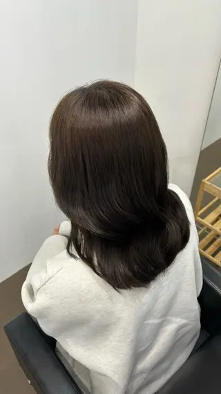 セミロング カラー 【ioe 岡本】 🎀NOKO🎀のヘアスタイル
