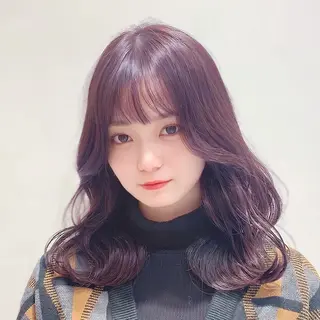 セミロング カラー 韓国ヘア/レイヤー/ 顔まわり/りょーとのヘアスタイル