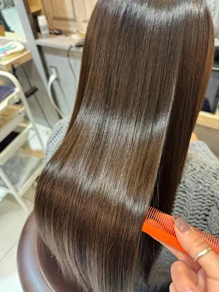 ロング カラー beaute錦糸町 🦖⋆͛yuka💚のヘアスタイル