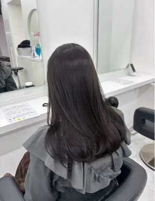 セミロング カラー 🤍透明感推しカラー 🤍yui‪💞✨のヘアスタイル