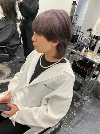 ロング カラー パーマ ヘアアレンジ メンズ キッズ nico TOKYO 渋谷所属・ブリーチ　ハイトーン 特化🌈フジタハルキのヘアスタイル