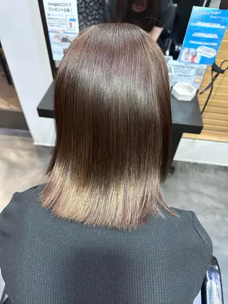 ミディアム 福田 成美のヘアスタイル