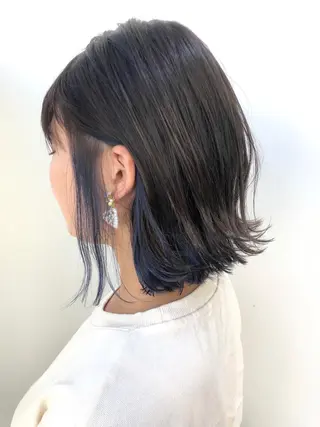 ミディアム 韓国風/オシャレ /縮毛矯正/滝口琴未のヘアスタイル