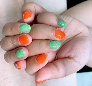 ネイル ⭐︎休業中の練習⭐︎ JNA認定講師髙橋のネイルデザイン