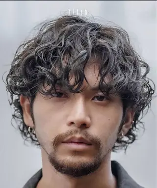 ミディアム パーマ メンズ byfifth 天神 🌀moromiのヘアスタイル