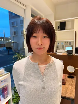 ショート 神作 汐里　江古田 /透明感カラー🌿のヘアスタイル