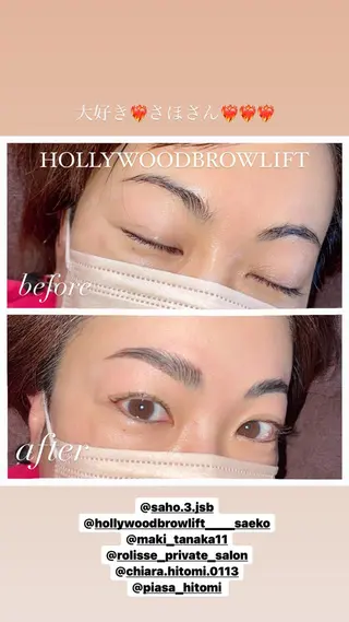 マツエク・マツパ アイブロウ MAYUGEYA💋SAEKO所属・MAYUGEYA💋 SAEKOの眉毛・アイブロウイメージ