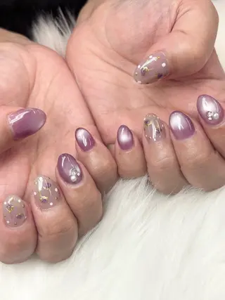 ミディアム nail salon Éclat所属・Éclat asukaのネイルデザイン