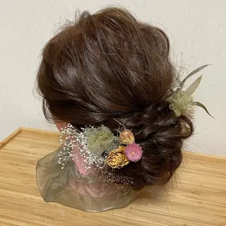 ヘアアレンジ 女性に人気♪ はやしほのかのヘアスタイル