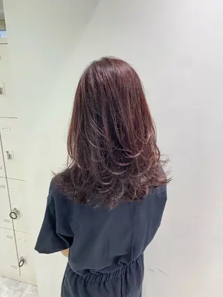 セミロング 横浜/顔まわり/ レイヤー🩶大和のヘアスタイル