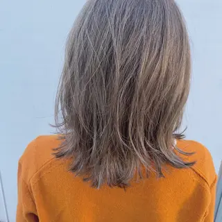 ミディアム カラー 白髪ぼかし/ショート 特化🌟サトウユキのヘアスタイル