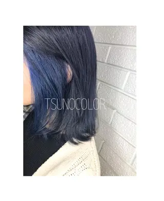 ミディアム カラー GARU-ガル-所属・TSUNO🦖 派手髪/オタク美容師のヘアスタイル