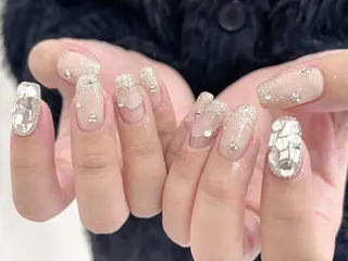 ネイル ki🍒🍒 ki ツルツルネイルのネイルデザイン