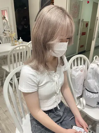 ミディアム カラー miyu /大阪美容室のヘアスタイル