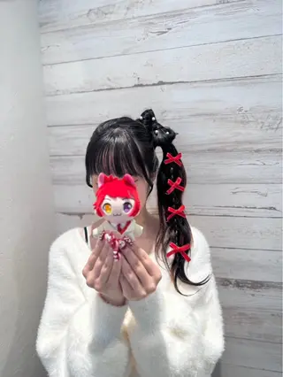 ロング ヘアアレンジ アイブロウ🎀 ヘアメ🎀みくの眉毛・アイブロウイメージ