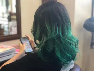 ロング カラー Snaly カラー特化ページのヘアスタイル