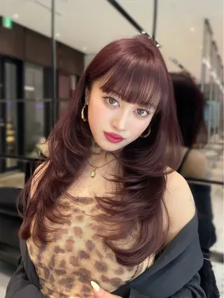 ロング カラー keen 吉祥寺所属・【韓国❤️海外ヘア】 AYAKAのヘアスタイル