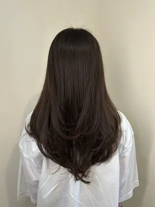 ロング カラー 小澤 一稀のヘアスタイル