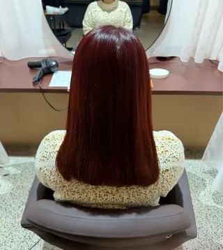 カラー YOKE 桃山台 SAKI♩ ܸのヘアスタイル