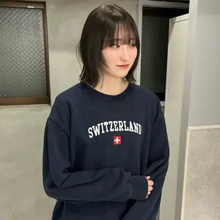 カラー riko/レイヤー/ 艶カラー/ヘアセットのヘアスタイル