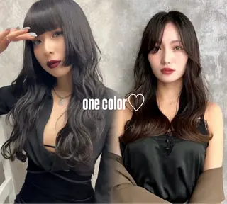 ロング ミルクティー/透明感 カラー🎀YURIAのヘアスタイル