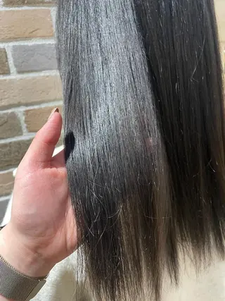 セミロング カラー ヘアセット⌇艶カラー 🫧⌇Nanahoのヘアスタイル