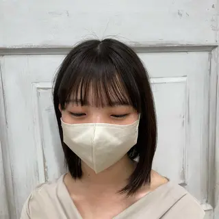 ミディアム ボブ/ 柴田結惟のヘアスタイル