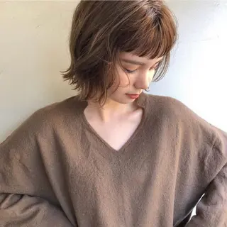 セミロング ✨ブリーチなしダブル カラー✨Takeのヘアスタイル