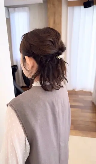 ミディアム Agu hair 粉河のヘアスタイル
